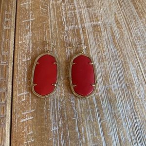 Kendra Scott Danielle earrings in red
